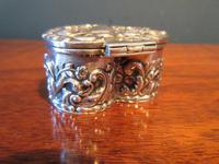Antique Silver Heart Shaped Trinket Box (4 of 7) Antique Silver Heart Shaped Trinket Box (4 of 7)