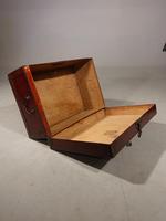 Large Early 20th Century Leather Covered Travel Trunk (6 of 7) Large Early 20th Century Leather Covered Travel Trunk (6 of 7)