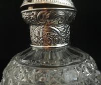 Antique Victorian Scent Bottle, Cut Glass, Sterling Silver (7 of 12) Antique Victorian Scent Bottle, Cut Glass, Sterling Silver (7 of 12)