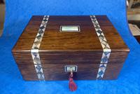 Victorian Rosewood Jewellery Box With Inlay (2 of 15) Victorian Rosewood Jewellery Box With Inlay (2 of 15)