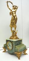 Incredible Art Nouveau Dancing Figural Mantel Clock Set 8 Day Striking Mantle Clock with Side Lamps (15 of 15) Incredible Art Nouveau Dancing Figural Mantel Clock Set 8 Day Striking Mantle Clock with Side Lamps (15 of 15)