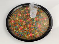 Kashmiri Papier-mâché Tray (4 of 10) Kashmiri Papier-mâché Tray (4 of 10)