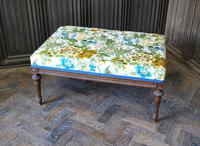 Antique French Upholstered Henri II Footstool (5 of 5) Antique French Upholstered Henri II Footstool (5 of 5)