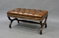 William IV Mahogany X frame Stool (2 of 6) William IV Mahogany X frame Stool (2 of 6)