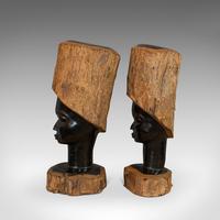 Pair Of, Antique Carved Heads, African, Ebony, Decorative Statue, Victorian (8 of 11) Pair Of, Antique Carved Heads, African, Ebony, Decorative Statue, Victorian (8 of 11)