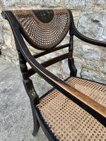Single English Regency Painted Armchair (6 of 6) Single English Regency Painted Armchair (6 of 6)