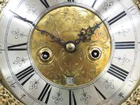 18th Century English Longcase Clock in Oak Case Silver Brass Dial Signed John Taylor (6 of 6) 18th Century English Longcase Clock in Oak Case Silver Brass Dial Signed John Taylor (6 of 6)
