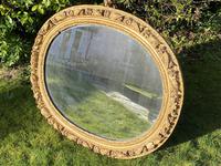 Early 18th Century Carved Giltwood Oval Mirror (2 of 6) Early 18th Century Carved Giltwood Oval Mirror (2 of 6)