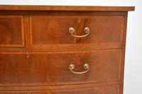 Large Antique Inlaid Mahogany Bow Front Chest of Drawers (9 of 11) Large Antique Inlaid Mahogany Bow Front Chest of Drawers (9 of 11)