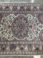 Antique Mughal Kashmir Wool Carpet (3 of 8) Antique Mughal Kashmir Wool Carpet (3 of 8)