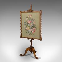 Antique Adjustable Fire Screen, Walnut, Needlepoint, Decorative, Pole, Regency (9 of 12) Antique Adjustable Fire Screen, Walnut, Needlepoint, Decorative, Pole, Regency (9 of 12)
