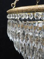 Italian Art Deco Six Tier Crystal Glass Chandelier (6 of 8) Italian Art Deco Six Tier Crystal Glass Chandelier (6 of 8)