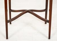 Pair of Mahogany Sheraton Revival Occasional Tables (4 of 7) Pair of Mahogany Sheraton Revival Occasional Tables (4 of 7)