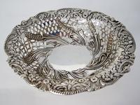 Charming Oval Victorian Silver Dish (2 of 5) Charming Oval Victorian Silver Dish (2 of 5)