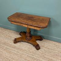 Striking William IV Figured Mahogany Antique Card / Games Table (4 of 9) Striking William IV Figured Mahogany Antique Card / Games Table (4 of 9)