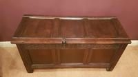 Antique George I Period Oak Three Panel Coffer c.1720 (5 of 7) Antique George I Period Oak Three Panel Coffer c.1720 (5 of 7)