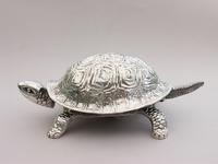 Edwardian Novelty Silver Mounted Tortoise Desk Bell, By Grey & Co, Chester, 1909 (9 of 10) Edwardian Novelty Silver Mounted Tortoise Desk Bell, By Grey & Co, Chester, 1909 (9 of 10)