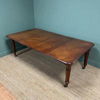 Large Stunning Victorian Figured Mahogany Antique Wind Out Dining Table (6 of 9) Large Stunning Victorian Figured Mahogany Antique Wind Out Dining Table (6 of 9)