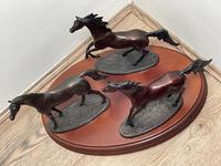 Set 3 Small Solid Bronze Horse Racing "The Origins of Champions" by Gill Parker (28 of 45) Set 3 Small Solid Bronze Horse Racing "The Origins of Champions" by Gill Parker (28 of 45)