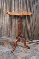 French Mixed Wood Octagonal Tripod Table (2 of 4) French Mixed Wood Octagonal Tripod Table (2 of 4)