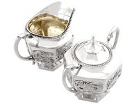 Chinese Export Silver Three Piece Tea Service - Antique c.1900 (12 of 12) Chinese Export Silver Three Piece Tea Service - Antique c.1900 (12 of 12)
