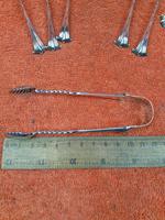 Antique Sterling Silver Hallmarked 1887 Onslow 6 x Tea Spoons & Tongs , Josiah Williams & Co, London (10 of 10) Antique Sterling Silver Hallmarked 1887 Onslow 6 x Tea Spoons & Tongs , Josiah Williams & Co, London (10 of 10)