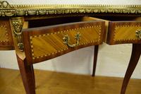 Quality satinwood & mahogany kidney shaped writing desk by h&l Epstein (7 of 8) Quality satinwood & mahogany kidney shaped writing desk by h&l Epstein (7 of 8)
