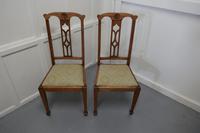 Pair of Arts & Crafts Golden Oak Chairs (4 of 6) Pair of Arts & Crafts Golden Oak Chairs (4 of 6)