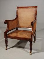 Very Fine Set of 4 Regency Period Mahogany Bergère Chairs (4 of 6) Very Fine Set of 4 Regency Period Mahogany Bergère Chairs (4 of 6)