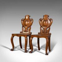 Pair of Antique Shield Back Chairs, Scottish, Oak, Hall Seat, Victorian c.1880 (7 of 12) Pair of Antique Shield Back Chairs, Scottish, Oak, Hall Seat, Victorian c.1880 (7 of 12)