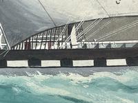 Edwardian Watercolour "Champion Of The Seas" Ship Black Ball Line Off Cape of Good Hope Signed Pierhead Artist Williams (21 of 39) Edwardian Watercolour "Champion Of The Seas" Ship Black Ball Line Off Cape of Good Hope Signed Pierhead Artist Williams (21 of 39)