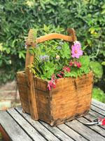 Antique Chinese Square Wooden Well Bucket (4 of 5) Antique Chinese Square Wooden Well Bucket (4 of 5)