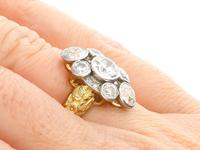 3.54ct Diamond & 18ct Yellow Gold Cluster Ring (8 of 9) 3.54ct Diamond & 18ct Yellow Gold Cluster Ring (8 of 9)