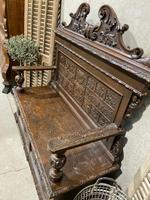 Superb French Carved Hall Bench (3 of 14) Superb French Carved Hall Bench (3 of 14)