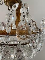 A Single Light French Waterfall Chandelier (7 of 8) A Single Light French Waterfall Chandelier (7 of 8)