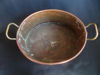 A Copper Planter 12 inches x 10.5inches with Brass Handles. 1920's (5 of 5) A Copper Planter 12 inches x 10.5inches with Brass Handles. 1920's (5 of 5)