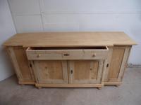 2 Metre Antique Pine 4 Door Breakfront Sideboard / TV Stand to wax / paint (9 of 9) 2 Metre Antique Pine 4 Door Breakfront Sideboard / TV Stand to wax / paint (9 of 9)