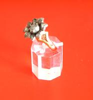 Vintage Sterling Silver  Cocktail Ring & Silver Crucifix Pendant - Boxed