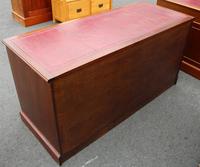 1960's Large Mahogany Triple Chest Drawers with Red Leather on Top (3 of 3) 1960's Large Mahogany Triple Chest Drawers with Red Leather on Top (3 of 3)
