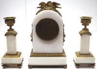 Incredible French White Marble Mantel Clock French 8-day Timepiece Garniture Clock Set (11 of 13) Incredible French White Marble Mantel Clock French 8-day Timepiece Garniture Clock Set (11 of 13)