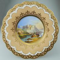 A Porcelain Comport / Tazza Hand Painted Coastal Scene C.19thc (4 of 6) A Porcelain Comport / Tazza Hand Painted Coastal Scene C.19thc (4 of 6)