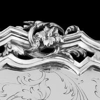Exceptional Large Solid Sterling Silver Victorian Salver/tray/platter 47cm with Cast Border - Hunt & Roskell - Storr Mortimer & Hunt (15 of 29) Exceptional Large Solid Sterling Silver Victorian Salver/tray/platter 47cm with Cast Border - Hunt & Roskell - Storr Mortimer & Hunt (15 of 29)