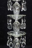 Pair of American Hollywood Regency Mid-Century Crystal Glass Lamps (6 of 9) Pair of American Hollywood Regency Mid-Century Crystal Glass Lamps (6 of 9)