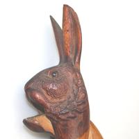 Extremely Rare & Fine Softwood Carved Novelty Nutcracker Hare c.1923 (5 of 9) Extremely Rare & Fine Softwood Carved Novelty Nutcracker Hare c.1923 (5 of 9)