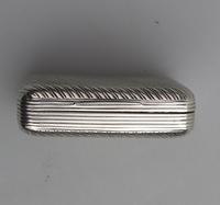 Good French Solid Silver Reeded Rectangular Snuff Box c.1830 (5 of 10) Good French Solid Silver Reeded Rectangular Snuff Box c.1830 (5 of 10)