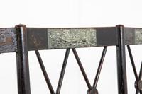 English 19th Century Regency Ebonised Cane Seat Sofa (6 of 8) English 19th Century Regency Ebonised Cane Seat Sofa (6 of 8)