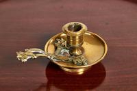 Edwardian Brass Chamberstick with Serpent Heads (2 of 5) Edwardian Brass Chamberstick with Serpent Heads (2 of 5)