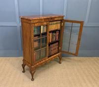 Burr Walnut 2 Door Glazed Bookcase (11 of 15) Burr Walnut 2 Door Glazed Bookcase (11 of 15)