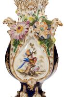 Late 19th Century Trio of Coalport Coalbrookdale Vases (2 of 4) Late 19th Century Trio of Coalport Coalbrookdale Vases (2 of 4)