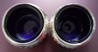 Pair of Sterling Silver Salts t/w Blue Liners (2 of 3) Pair of Sterling Silver Salts t/w Blue Liners (2 of 3)